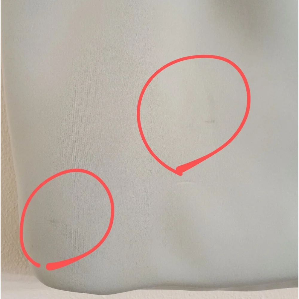 NWT Max Mara Palizzo Light Gray Foam Fabric Tote Handbag Shop Bag READ - Picture 12 of 13